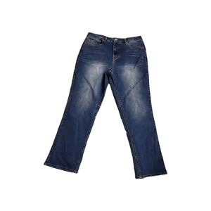 Frye Jeans Womens 12 Blue Denim Straight High‎ Rise Medium Wash Retro 12x31